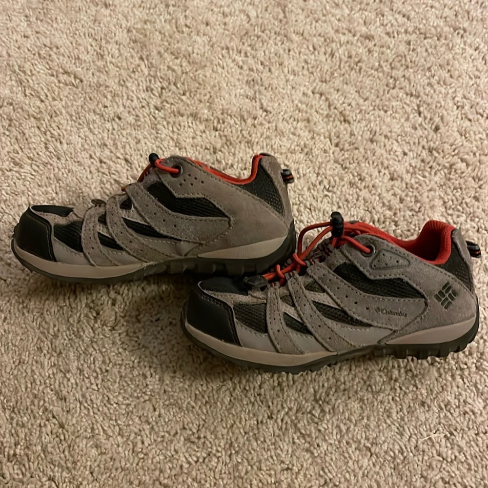 Columbia Kids Red & Gray Hiking Shoes – Size 12